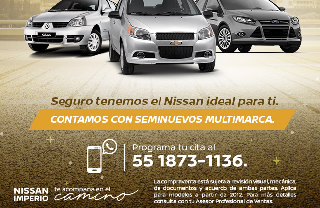 Trae tu auto viejo y tedamos uno nuevo